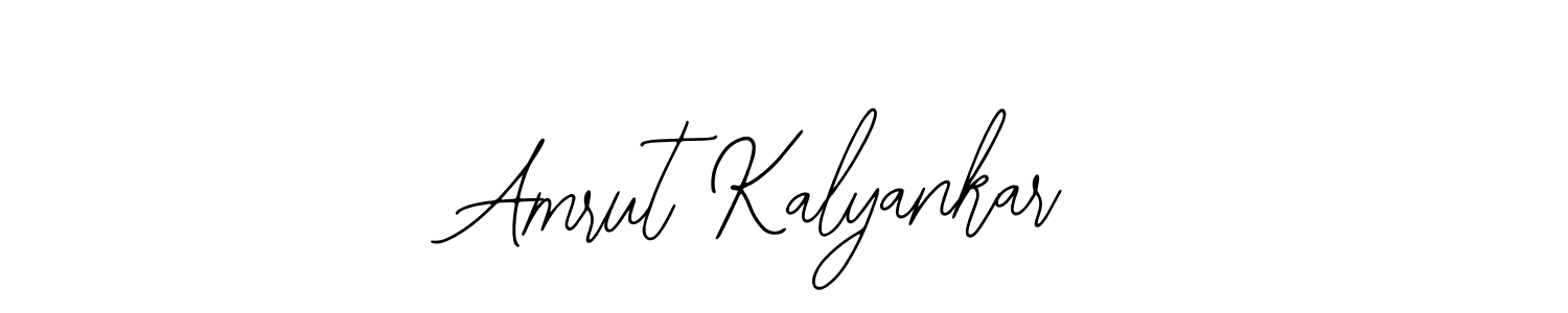 The best way (Bearetta-2O07w) to make a short signature is to pick only two or three words in your name. The name Amrut Kalyankar include a total of six letters. For converting this name. Amrut Kalyankar signature style 12 images and pictures png