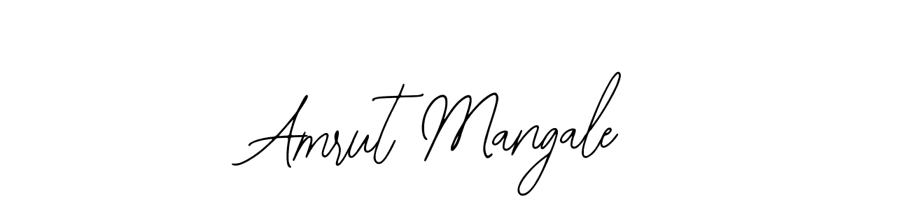 Bearetta-2O07w is a professional signature style that is perfect for those who want to add a touch of class to their signature. It is also a great choice for those who want to make their signature more unique. Get Amrut Mangale name to fancy signature for free. Amrut Mangale signature style 12 images and pictures png