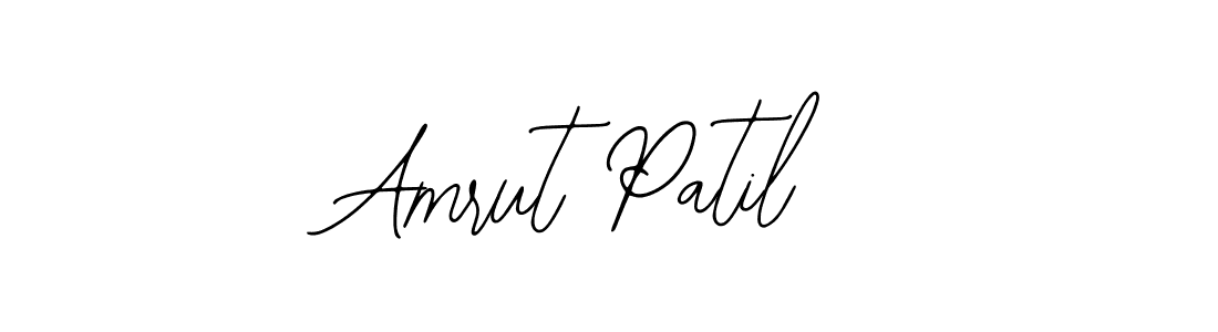 You should practise on your own different ways (Bearetta-2O07w) to write your name (Amrut Patil) in signature. don't let someone else do it for you. Amrut Patil signature style 12 images and pictures png