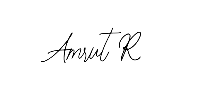 Similarly Bearetta-2O07w is the best handwritten signature design. Signature creator online .You can use it as an online autograph creator for name Amrut R. Amrut R signature style 12 images and pictures png