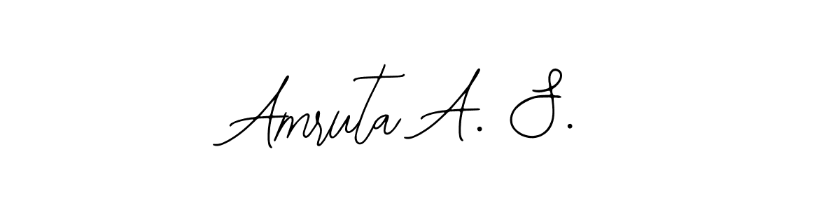 Similarly Bearetta-2O07w is the best handwritten signature design. Signature creator online .You can use it as an online autograph creator for name Amruta A. S.. Amruta A. S. signature style 12 images and pictures png