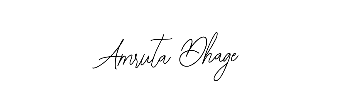 You should practise on your own different ways (Bearetta-2O07w) to write your name (Amruta Dhage) in signature. don't let someone else do it for you. Amruta Dhage signature style 12 images and pictures png