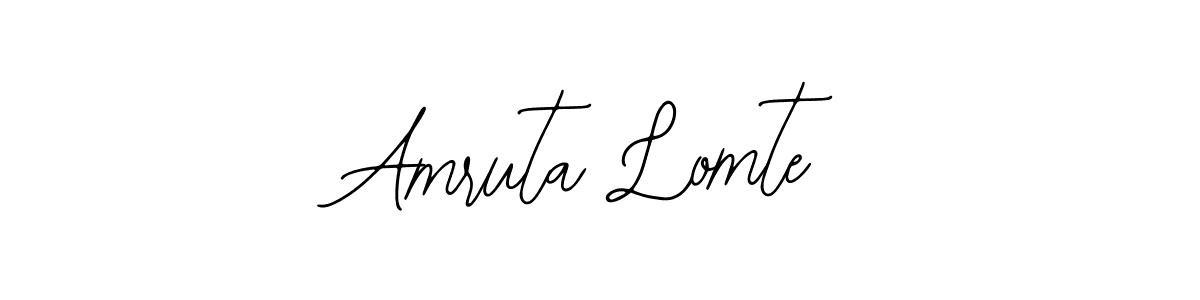 Also You can easily find your signature by using the search form. We will create Amruta Lomte name handwritten signature images for you free of cost using Bearetta-2O07w sign style. Amruta Lomte signature style 12 images and pictures png