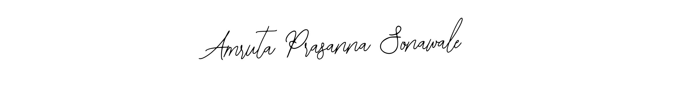 The best way (Bearetta-2O07w) to make a short signature is to pick only two or three words in your name. The name Amruta Prasanna Sonawale include a total of six letters. For converting this name. Amruta Prasanna Sonawale signature style 12 images and pictures png