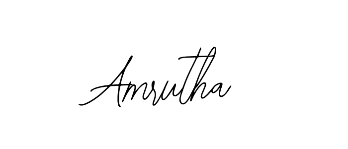 Amrutha stylish signature style. Best Handwritten Sign (Bearetta-2O07w) for my name. Handwritten Signature Collection Ideas for my name Amrutha. Amrutha signature style 12 images and pictures png