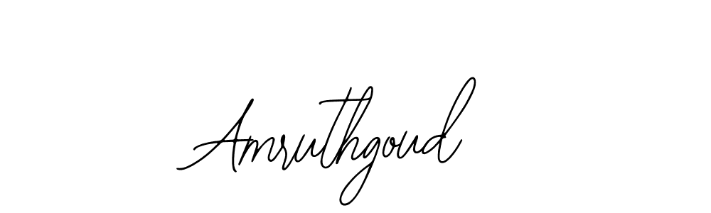 Use a signature maker to create a handwritten signature online. With this signature software, you can design (Bearetta-2O07w) your own signature for name Amruthgoud. Amruthgoud signature style 12 images and pictures png