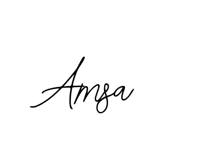 How to Draw Amsa signature style? Bearetta-2O07w is a latest design signature styles for name Amsa. Amsa signature style 12 images and pictures png