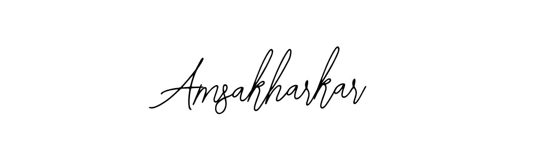 Use a signature maker to create a handwritten signature online. With this signature software, you can design (Bearetta-2O07w) your own signature for name Amsakharkar. Amsakharkar signature style 12 images and pictures png