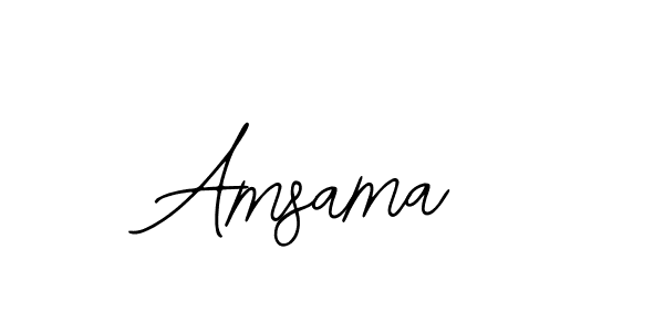 The best way (Bearetta-2O07w) to make a short signature is to pick only two or three words in your name. The name Amsama include a total of six letters. For converting this name. Amsama signature style 12 images and pictures png