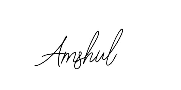 Amshul stylish signature style. Best Handwritten Sign (Bearetta-2O07w) for my name. Handwritten Signature Collection Ideas for my name Amshul. Amshul signature style 12 images and pictures png