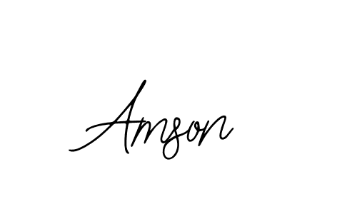 Best and Professional Signature Style for Amson. Bearetta-2O07w Best Signature Style Collection. Amson signature style 12 images and pictures png