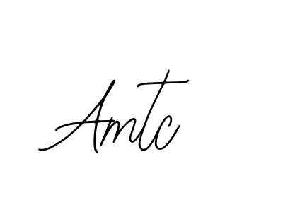 You should practise on your own different ways (Bearetta-2O07w) to write your name (Amtc) in signature. don't let someone else do it for you. Amtc signature style 12 images and pictures png