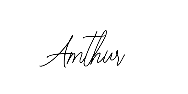 Design your own signature with our free online signature maker. With this signature software, you can create a handwritten (Bearetta-2O07w) signature for name Amthur. Amthur signature style 12 images and pictures png