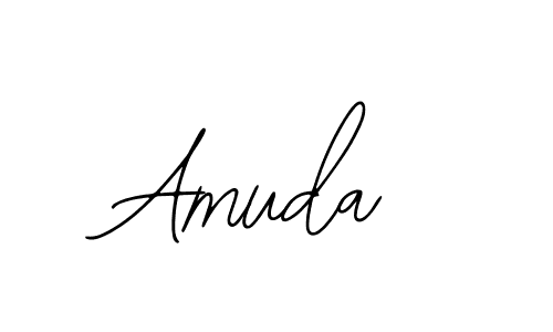 Design your own signature with our free online signature maker. With this signature software, you can create a handwritten (Bearetta-2O07w) signature for name Amuda. Amuda signature style 12 images and pictures png