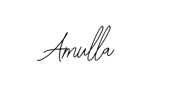 Also we have Amulla name is the best signature style. Create professional handwritten signature collection using Bearetta-2O07w autograph style. Amulla signature style 12 images and pictures png