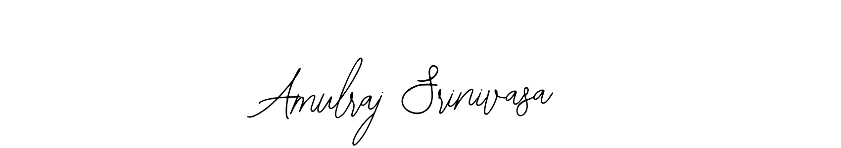 Also we have Amulraj Srinivasa name is the best signature style. Create professional handwritten signature collection using Bearetta-2O07w autograph style. Amulraj Srinivasa signature style 12 images and pictures png