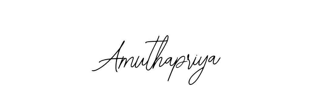 How to make Amuthapriya signature? Bearetta-2O07w is a professional autograph style. Create handwritten signature for Amuthapriya name. Amuthapriya signature style 12 images and pictures png
