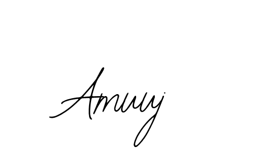 How to make Amuuj name signature. Use Bearetta-2O07w style for creating short signs online. This is the latest handwritten sign. Amuuj signature style 12 images and pictures png