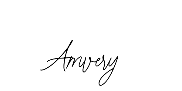 How to make Amvery name signature. Use Bearetta-2O07w style for creating short signs online. This is the latest handwritten sign. Amvery signature style 12 images and pictures png