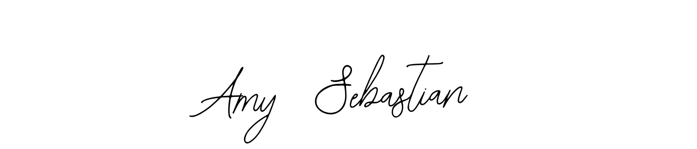The best way (Bearetta-2O07w) to make a short signature is to pick only two or three words in your name. The name Amy  Sebastian include a total of six letters. For converting this name. Amy  Sebastian signature style 12 images and pictures png