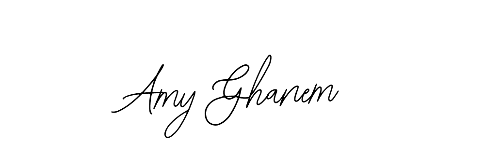 You should practise on your own different ways (Bearetta-2O07w) to write your name (Amy Ghanem) in signature. don't let someone else do it for you. Amy Ghanem signature style 12 images and pictures png