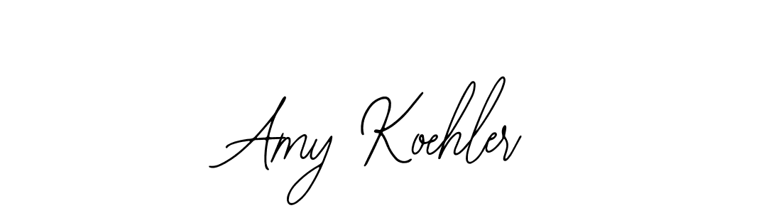 How to make Amy Koehler signature? Bearetta-2O07w is a professional autograph style. Create handwritten signature for Amy Koehler name. Amy Koehler signature style 12 images and pictures png