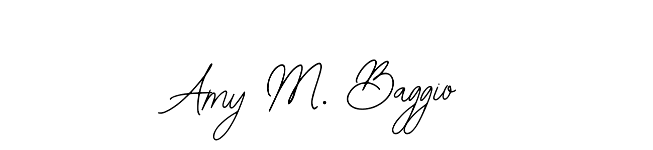 It looks lik you need a new signature style for name Amy M. Baggio. Design unique handwritten (Bearetta-2O07w) signature with our free signature maker in just a few clicks. Amy M. Baggio signature style 12 images and pictures png