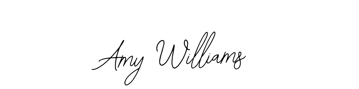 You should practise on your own different ways (Bearetta-2O07w) to write your name (Amy Williams) in signature. don't let someone else do it for you. Amy Williams signature style 12 images and pictures png