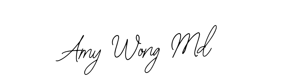 if you are searching for the best signature style for your name Amy Wong Md. so please give up your signature search. here we have designed multiple signature styles  using Bearetta-2O07w. Amy Wong Md signature style 12 images and pictures png