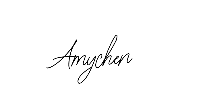 Design your own signature with our free online signature maker. With this signature software, you can create a handwritten (Bearetta-2O07w) signature for name Amychen. Amychen signature style 12 images and pictures png