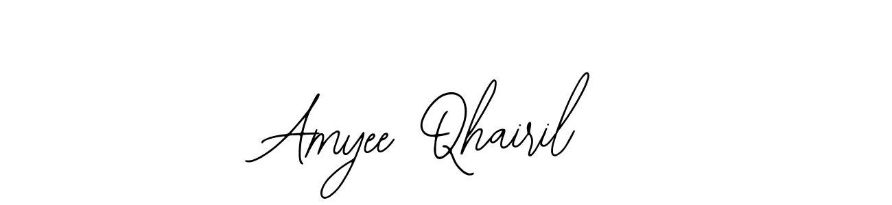 You should practise on your own different ways (Bearetta-2O07w) to write your name (Amyee Qhairil) in signature. don't let someone else do it for you. Amyee Qhairil signature style 12 images and pictures png