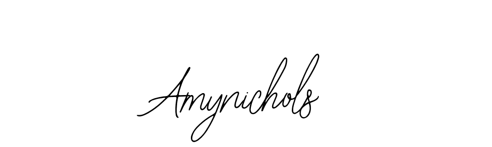 The best way (Bearetta-2O07w) to make a short signature is to pick only two or three words in your name. The name Amynichols include a total of six letters. For converting this name. Amynichols signature style 12 images and pictures png