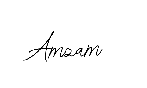Use a signature maker to create a handwritten signature online. With this signature software, you can design (Bearetta-2O07w) your own signature for name Amzam. Amzam signature style 12 images and pictures png