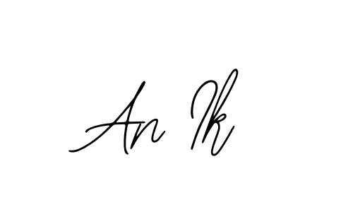 Use a signature maker to create a handwritten signature online. With this signature software, you can design (Bearetta-2O07w) your own signature for name An Ik. An Ik signature style 12 images and pictures png
