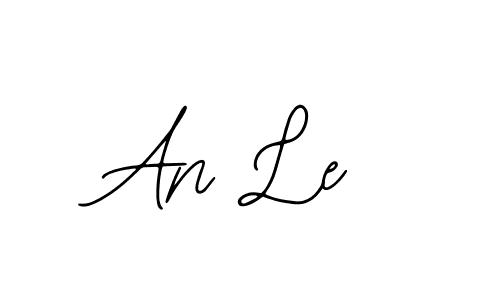 Use a signature maker to create a handwritten signature online. With this signature software, you can design (Bearetta-2O07w) your own signature for name An Le. An Le signature style 12 images and pictures png