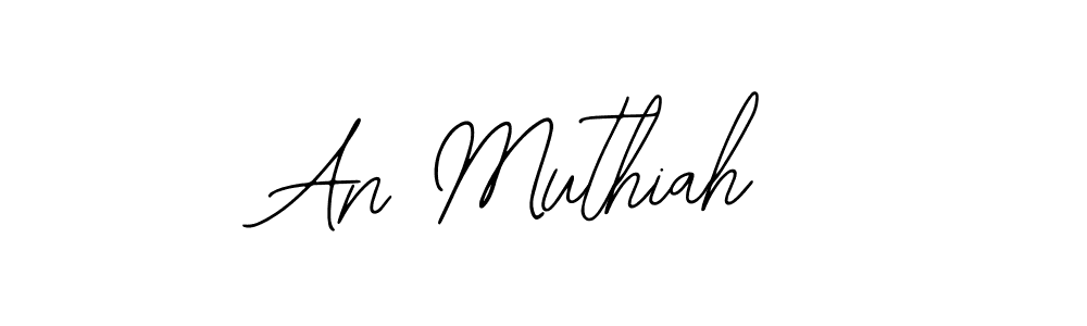 Create a beautiful signature design for name An Muthiah. With this signature (Bearetta-2O07w) fonts, you can make a handwritten signature for free. An Muthiah signature style 12 images and pictures png