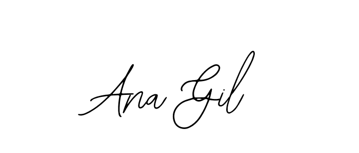 Use a signature maker to create a handwritten signature online. With this signature software, you can design (Bearetta-2O07w) your own signature for name Ana Gil. Ana Gil signature style 12 images and pictures png