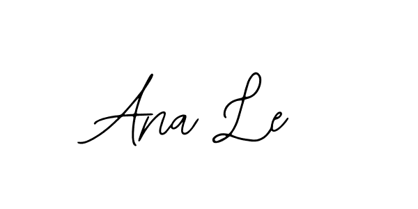 Use a signature maker to create a handwritten signature online. With this signature software, you can design (Bearetta-2O07w) your own signature for name Ana Le. Ana Le signature style 12 images and pictures png