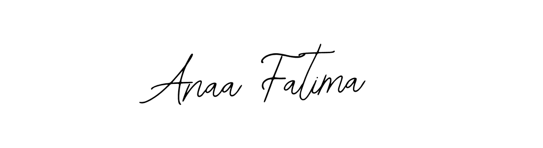 Make a beautiful signature design for name Anaa Fatima. With this signature (Bearetta-2O07w) style, you can create a handwritten signature for free. Anaa Fatima signature style 12 images and pictures png