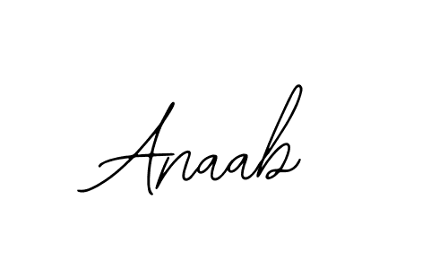 Also we have Anaab name is the best signature style. Create professional handwritten signature collection using Bearetta-2O07w autograph style. Anaab signature style 12 images and pictures png