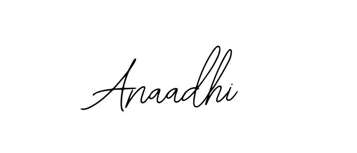 Design your own signature with our free online signature maker. With this signature software, you can create a handwritten (Bearetta-2O07w) signature for name Anaadhi. Anaadhi signature style 12 images and pictures png