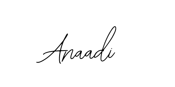 Use a signature maker to create a handwritten signature online. With this signature software, you can design (Bearetta-2O07w) your own signature for name Anaadi. Anaadi signature style 12 images and pictures png