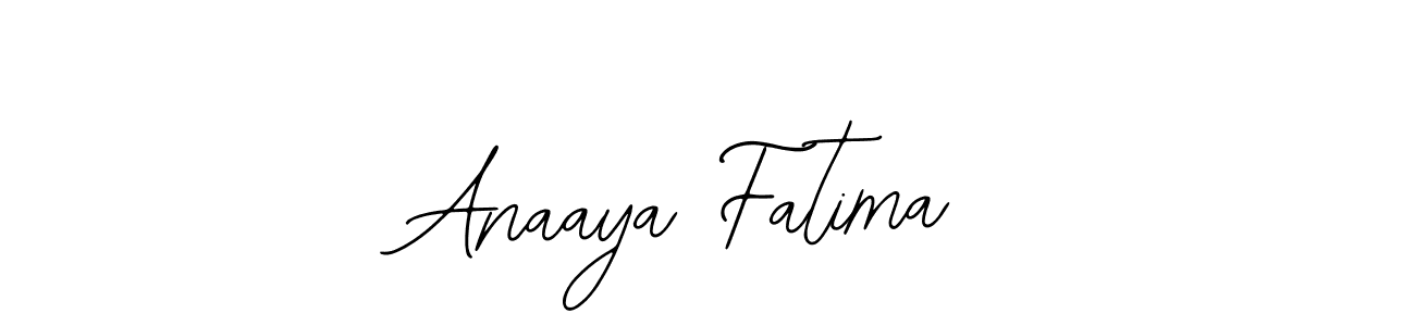 The best way (Bearetta-2O07w) to make a short signature is to pick only two or three words in your name. The name Anaaya Fatima include a total of six letters. For converting this name. Anaaya Fatima signature style 12 images and pictures png