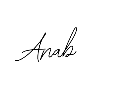 You should practise on your own different ways (Bearetta-2O07w) to write your name (Anab) in signature. don't let someone else do it for you. Anab signature style 12 images and pictures png