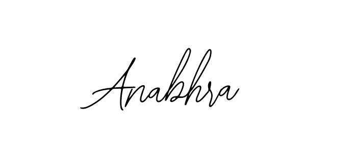 Design your own signature with our free online signature maker. With this signature software, you can create a handwritten (Bearetta-2O07w) signature for name Anabhra. Anabhra signature style 12 images and pictures png