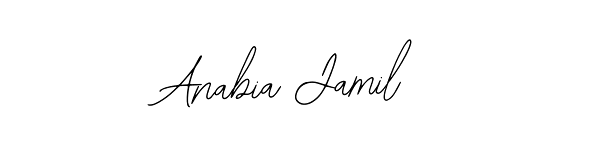 Design your own signature with our free online signature maker. With this signature software, you can create a handwritten (Bearetta-2O07w) signature for name Anabia Jamil. Anabia Jamil signature style 12 images and pictures png