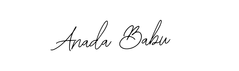 Design your own signature with our free online signature maker. With this signature software, you can create a handwritten (Bearetta-2O07w) signature for name Anada Babu. Anada Babu signature style 12 images and pictures png