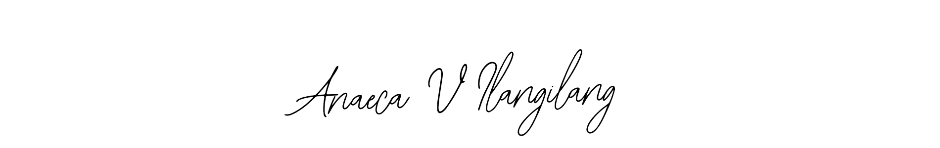 This is the best signature style for the Anaeca V Ilangilang name. Also you like these signature font (Bearetta-2O07w). Mix name signature. Anaeca V Ilangilang signature style 12 images and pictures png