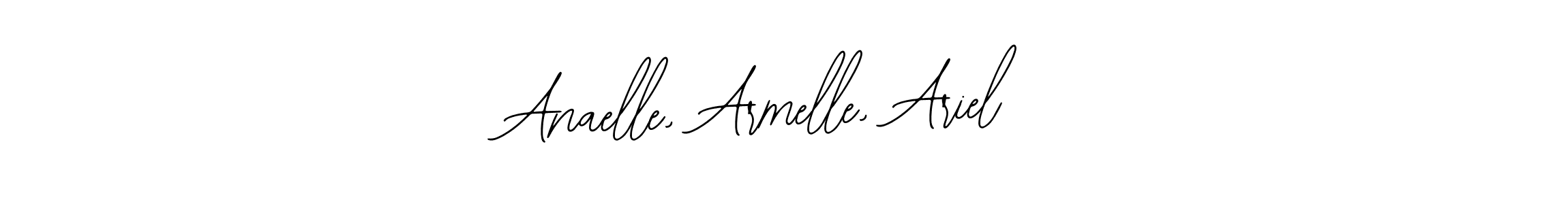 It looks lik you need a new signature style for name Anaelle, Armelle, Ariel. Design unique handwritten (Bearetta-2O07w) signature with our free signature maker in just a few clicks. Anaelle, Armelle, Ariel signature style 12 images and pictures png