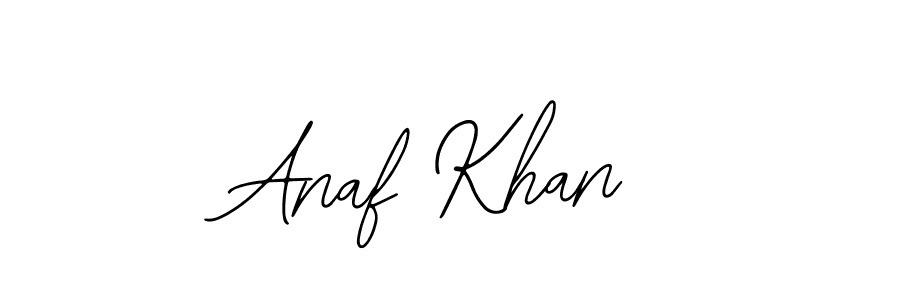 Make a beautiful signature design for name Anaf Khan. With this signature (Bearetta-2O07w) style, you can create a handwritten signature for free. Anaf Khan signature style 12 images and pictures png